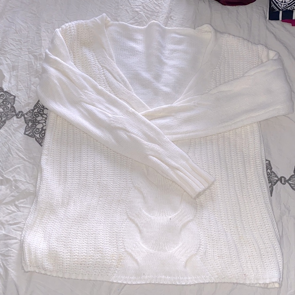 beige sweater